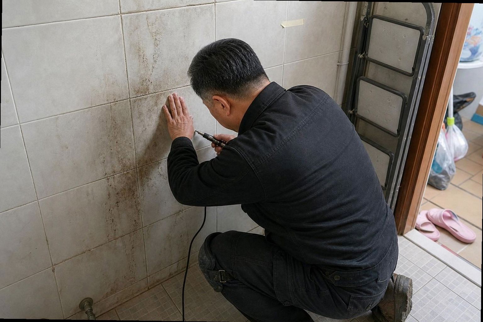 강북구 누수탐지 현장 작업