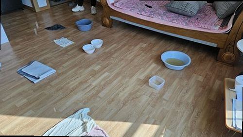 안성 누수탐지 금광면 아파트 5층 거실 시공 후기 사진