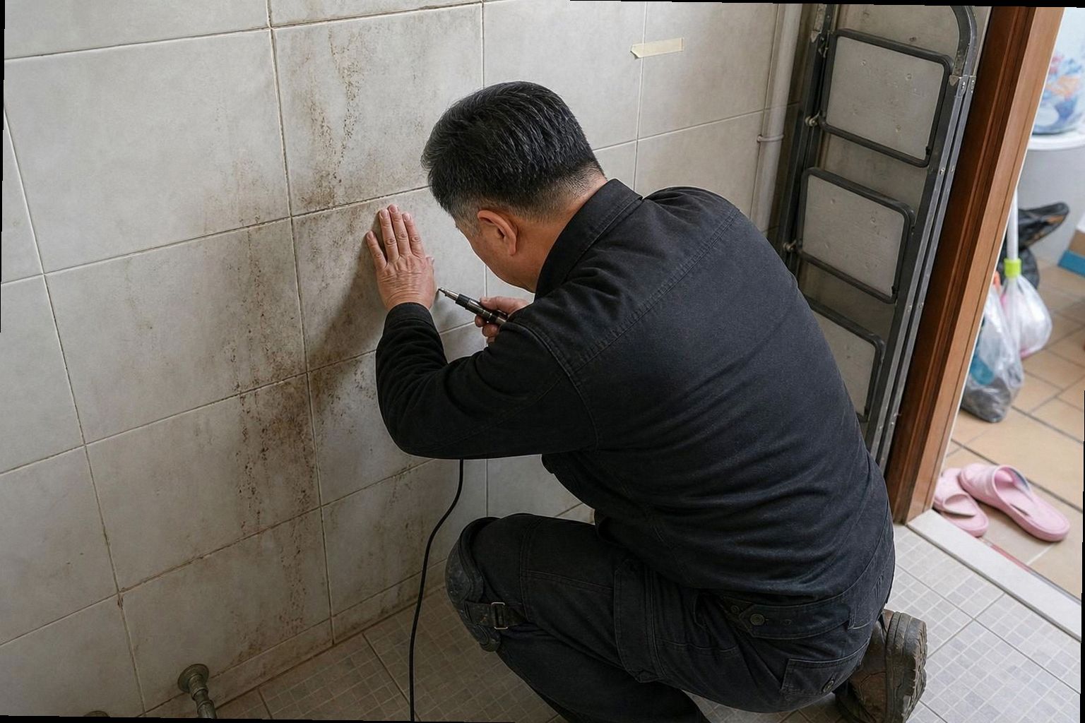 오산 누수탐지 현장 작업