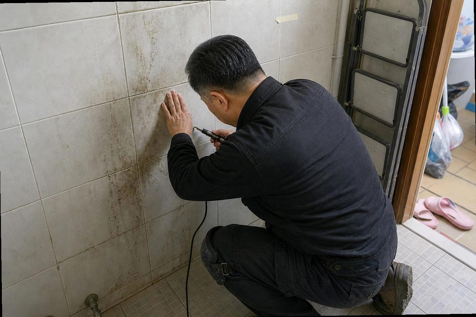 의왕 누수탐지 현장 작업