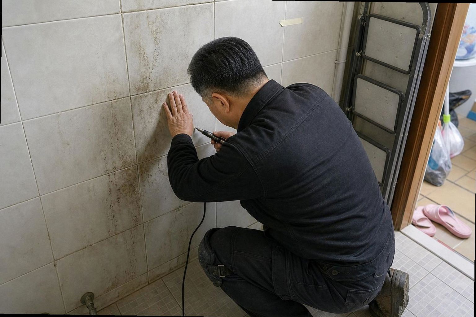 부평구 누수탐지 현장 작업