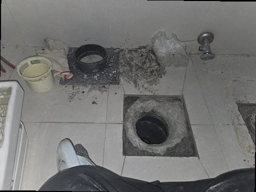 서대문구 누수탐지 북아현동 아파트 5층 욕실 문턱 시공 후기 사진