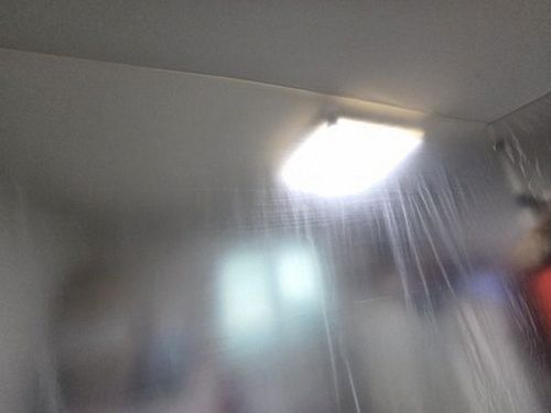 누수탐지 누수 원인 위치를 표시한 점검 도면과 측정 장비