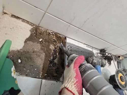 강서구 누수탐지 화곡본동 아파트 6층 욕실 샤워부스 시공 후기 사진