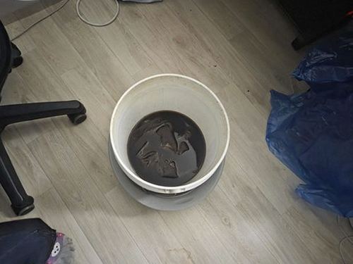누수탐지 신촌동 누수탐지 아파트 벽면 얼룩 청음법과 적외선법 비교
