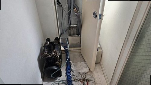 부평구 누수탐지 부개동 오피스텔 8층 욕실 앞 마루 시공 후기 사진