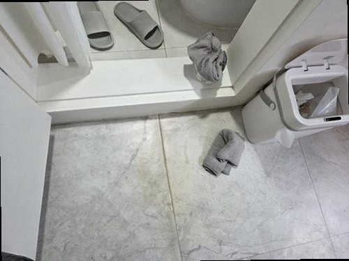 의왕 누수탐지 고천동 빌라 2층 욕실 바닥 시공 후기 사진