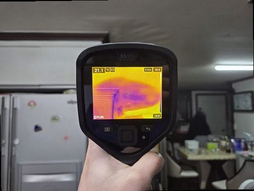 금천구 누수탐지 시흥동 공장 1층 작업장 벽면 시공 후기 사진
