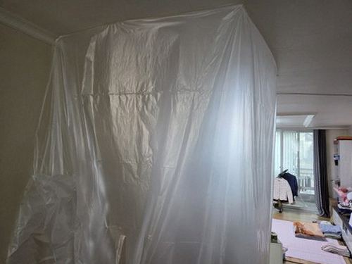 누수탐지 관산동 누수탐지 주택배관누수 미루면 벽지까지 번집니다