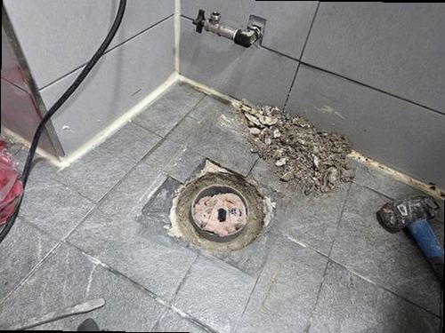 장안구 누수탐지 영화동 상가 2층 화장실 시공 후기 사진