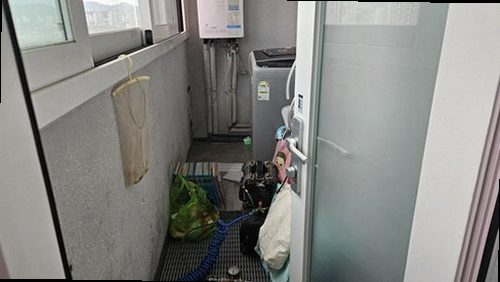 구로구 누수탐지 항동 아파트 4층 베란다 배수구 주변 시공 후기 사진