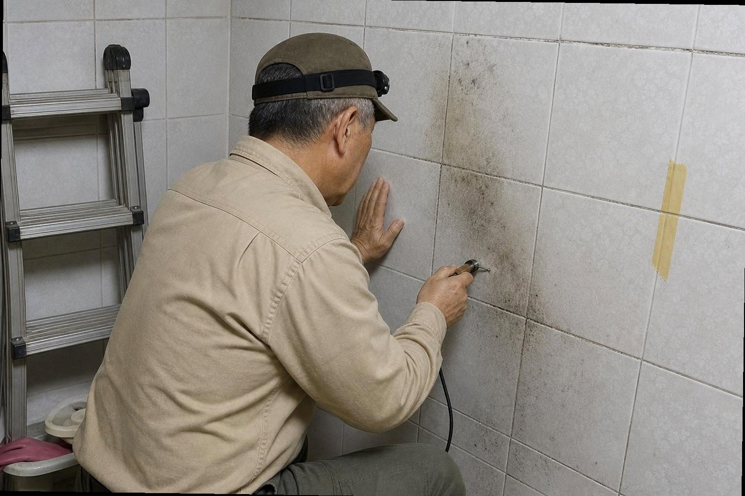 광명 누수탐지 현장 작업