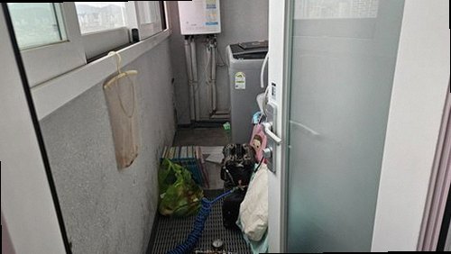 누수탐지 도척면 누수탐지 베란다누수점검 육안과 장비 비교
