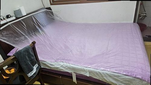 시흥 누수탐지 군자동 아파트 6층 안방 천장 시공 후기 사진