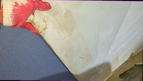평택 누수탐지 누수 원인 조치 후 건조 상태와 마감면을 확인하는 모습