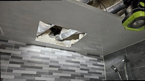 수지구 누수탐지 보정동 빌라 2층 복도와 욕실 시공 후기 사진