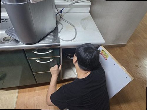만세구 누수탐지 망원동 아파트 8층 주방 시공 후기 사진