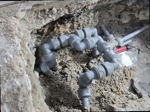 아산시 누수탐지 풍기동 아파트 6층 욕실 앞 복도 시공 후기 사진