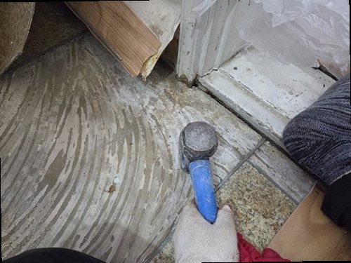 아산시 누수탐지 영인면 빌라 1층 베란다 시공 후기 사진