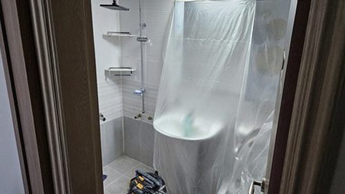 광진구 누수탐지 자양동 주상복합 15층 세탁실 시공 후기 사진