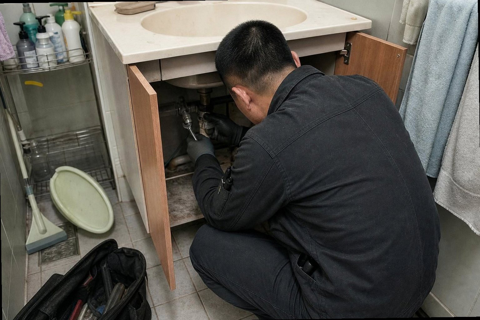 성북구 누수탐지 현장 작업 성북구 누수탐지 현장 작업