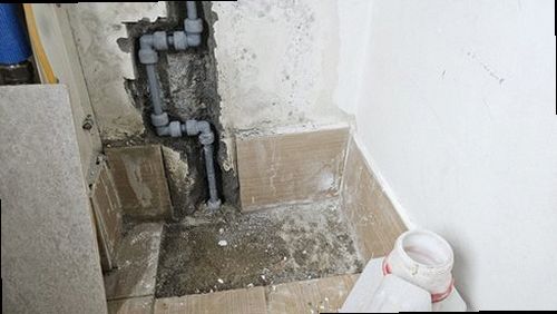 송파구 누수탐지 송파동 연립주택 1층 계단 벽면 시공 후기 사진