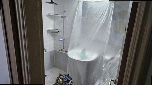 동대문구 누수탐지 이문동 빌라 4층 욕실 바닥 시공 후기 사진