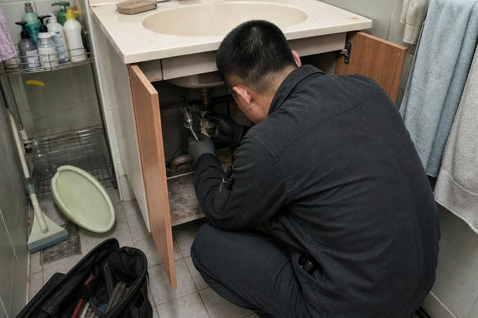 강서구 누수탐지 현장 작업