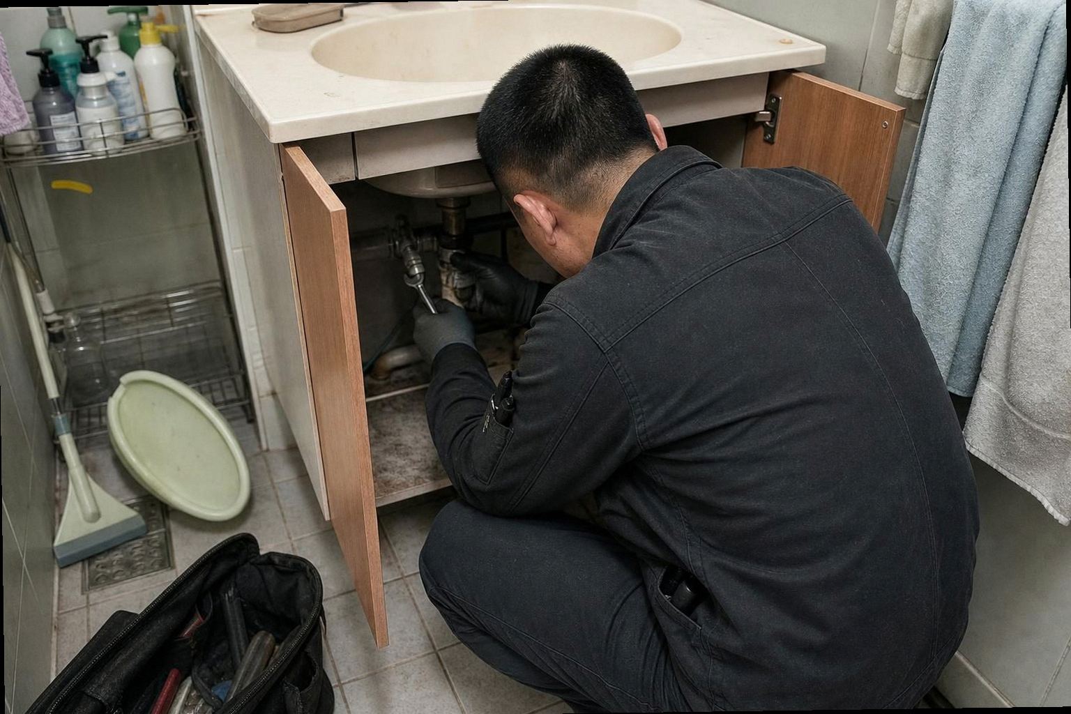 가평 누수탐지 현장 작업