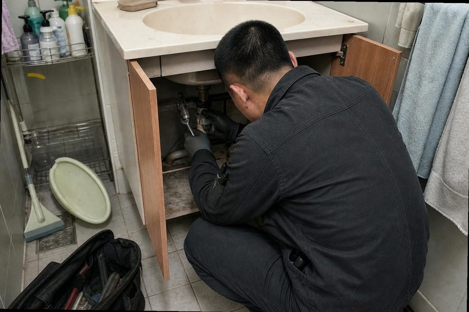 과천 누수탐지 현장 작업 과천 누수탐지 현장 작업