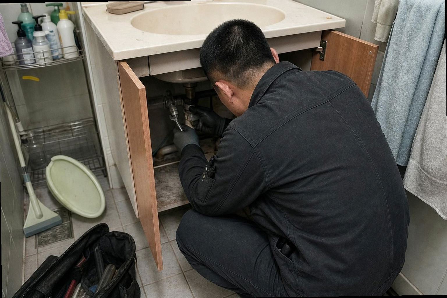 파주 누수탐지 현장 작업