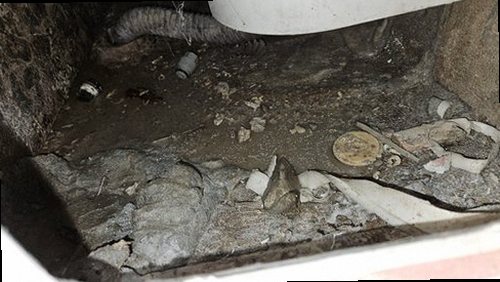 포천 누수탐지 영중면 빌라 2층 다용도실 천장 시공 후기 사진