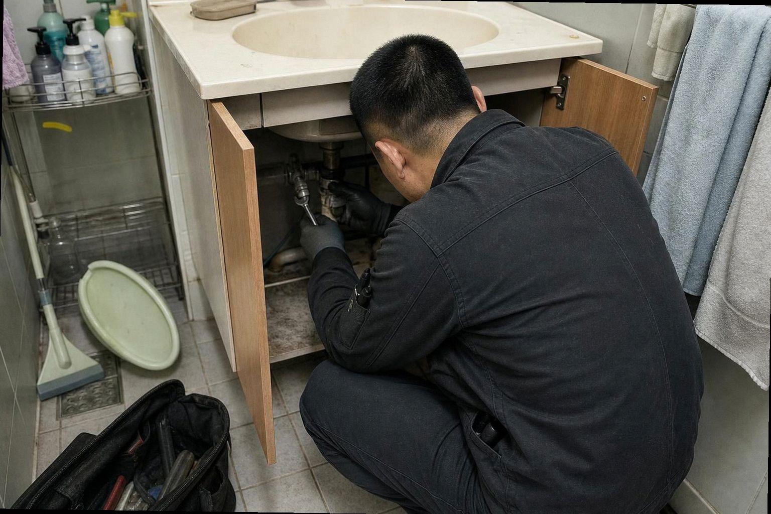 덕양구 누수탐지 현장 작업