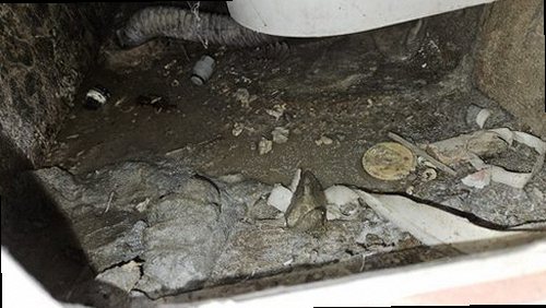 팔달구 누수탐지 매교동 아파트 4층 복도 벽면 시공 후기 사진