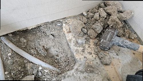 소사구 누수탐지 역곡동 단독주택 현관 앞 매설 배관 시공 후기 사진