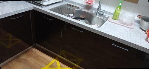 김포 누수탐지 운양동 아파트 5층 주방 싱크대 아래 시공 후기 사진