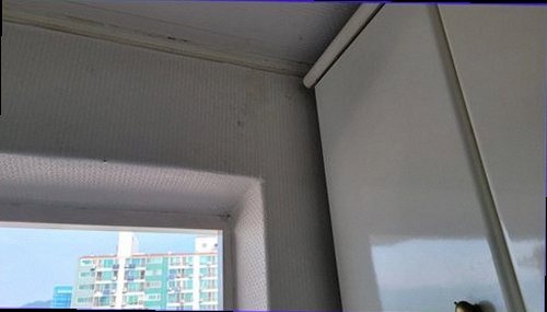 서울 중구 누수탐지 천장 모서리와 벽면에 나타난 누수 흔적을 확인하는 현장