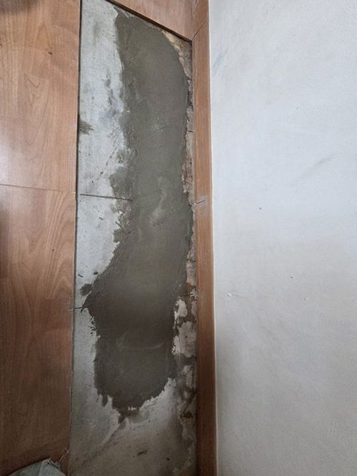 누수탐지 시기별 얼룩 변화를 비교한 기록 자료