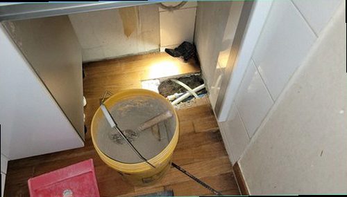 효행구 누수탐지 배관 구조와 누수 발생 지점을 설명하는 점검 장면