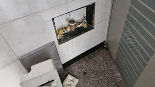 누수탐지 목동 누수탐지 아파트 천장 얼룩 처치 전후 비교