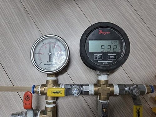 중랑구 누수탐지 수리 후 벽면 건조 상태와 마감 전 점검 모습
