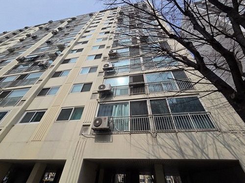 누수탐지 배관 점검 구역을 표시한 평면 기록 자료