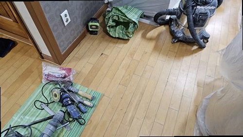도봉구 누수탐지 도봉1동 단독주택 2층 거실 바닥 시공 후기 사진