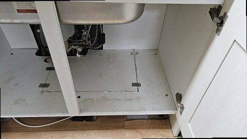 수지구 누수탐지 상현동 아파트 8층 주방 싱크대 아래 시공 후기 사진