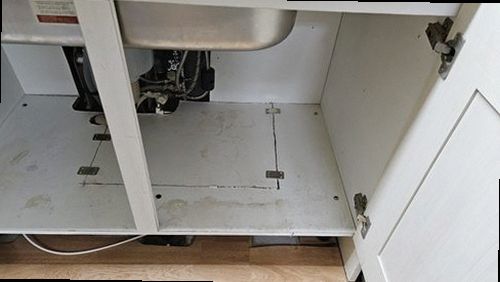 영종구 누수탐지 운서동 아파트 5층 주방 싱크대 아래 시공 후기 사진