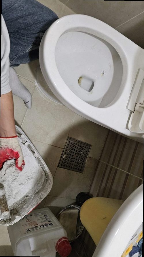 동대문구 누수탐지 청량리동 상가 2층 화장실 천장 시공 후기 사진