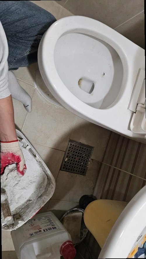 서울 중구 누수탐지 명동 상가 2층 화장실 아래 천장 시공 후기 사진