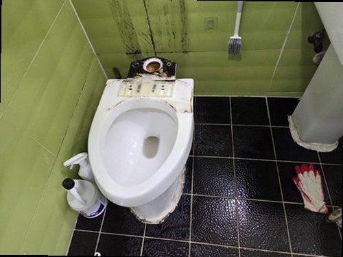 일산동구 누수탐지 정발산동 빌라 4층 화장실 바닥 시공 후기 사진