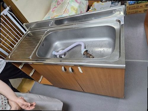 일산동구 누수탐지 식사동 아파트 5층 주방 바닥 시공 후기 사진