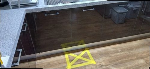 광주 누수탐지 농성동 사무실 5층 탕비실 앞 시공 후기 사진